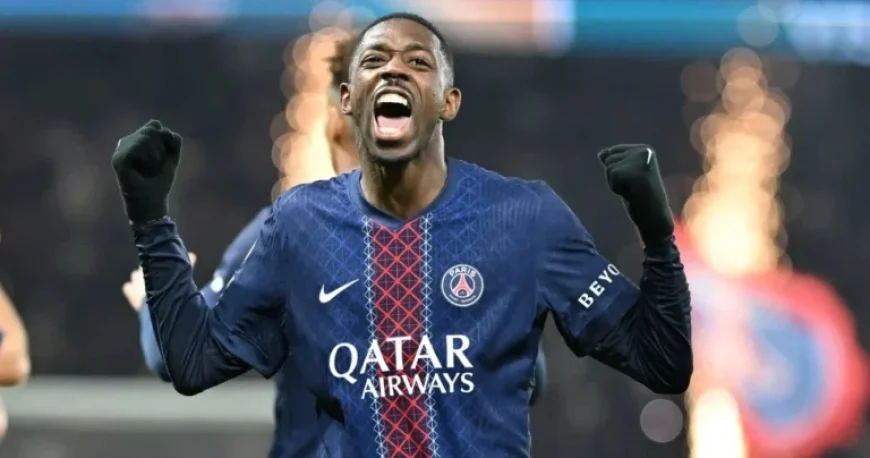 Champions League Lineups: Dembélé Starts for PSG, Akliouche for Monaco