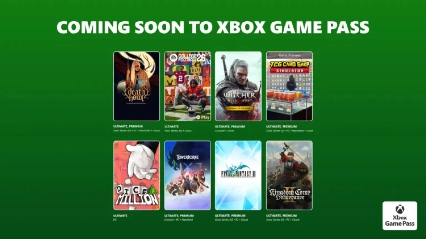Xbox Game Pass Adds Kingdom Come Deliverance II, The Witcher 3, and More