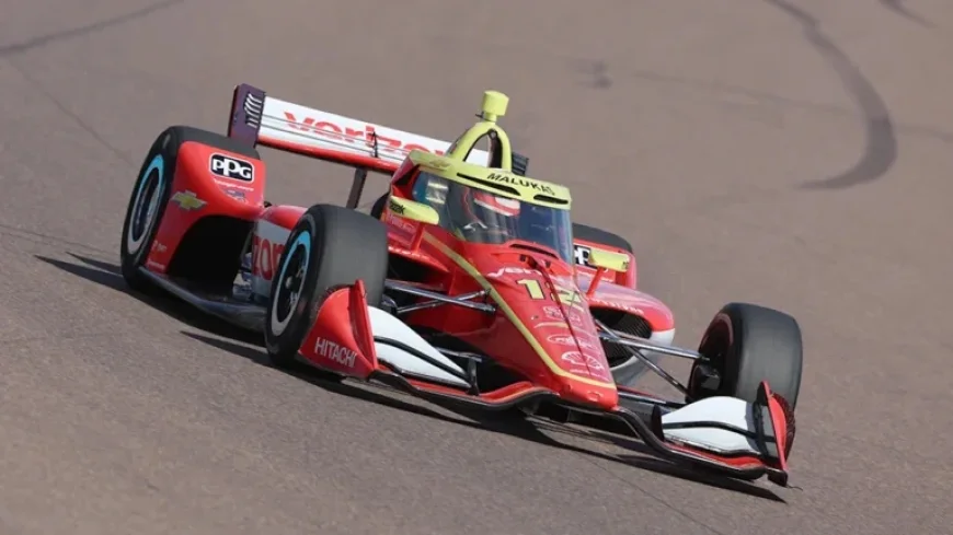 David Malukas Leads Day One of Phoenix Open Test for Penske