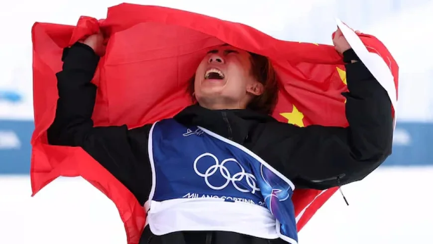 China’s Su Clinches Gold in Olympic Snowboard Slopestyle; Canada’s McMorris Takes 8th