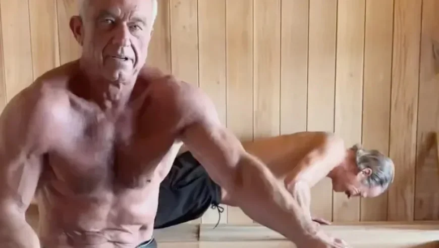 Kid Rock and RFK Jr. Share Sauna, Enjoy Whole Milk in Video