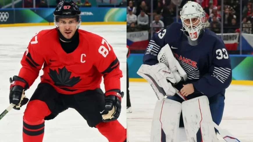 Crosby Gifts Goalie Stick to Team France After 2026 Olympic Match
