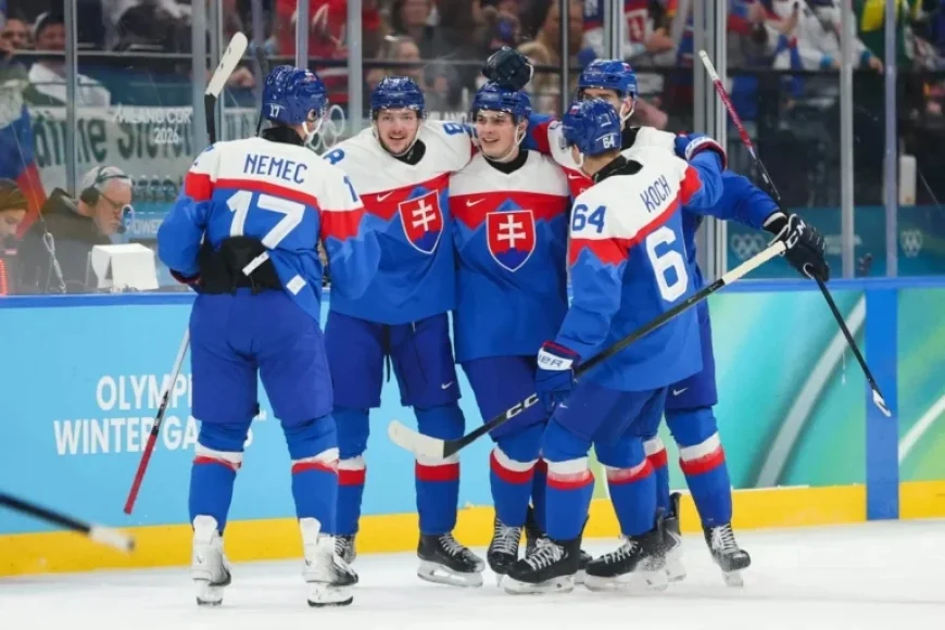 Slovakia Advances in Olympic Hockey, Defeats Germany to Play for Medal