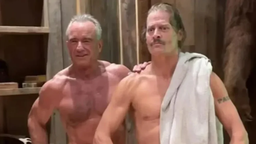 RFK Jr. and Kid Rock Go Shirtless for Sauna Session in HHS Video