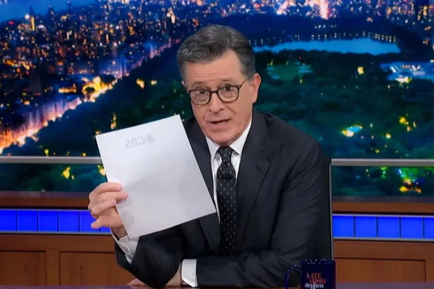 Stephen Colbert Teaches Brendan Carr About the Streisand Effect