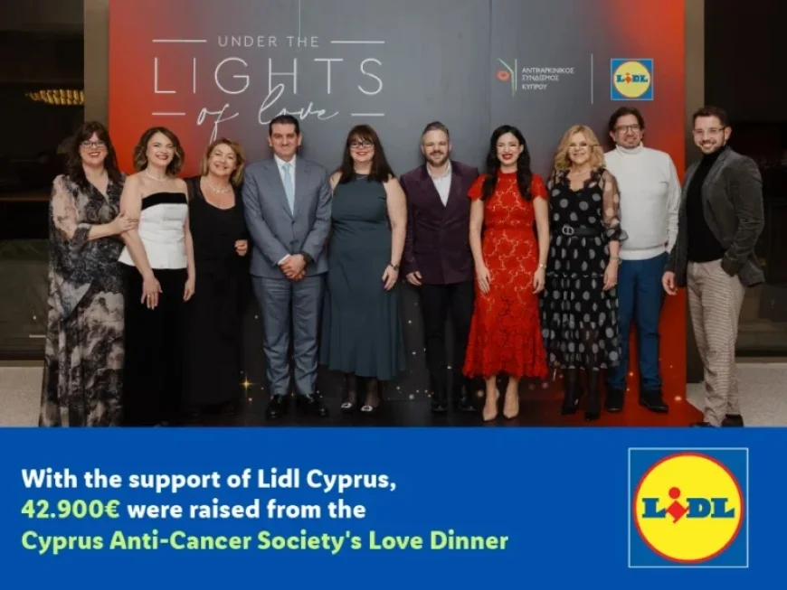 Lidl Cyprus Boosts ‘Love Dinner’, Raises €42,900 for Anti-Cancer Society