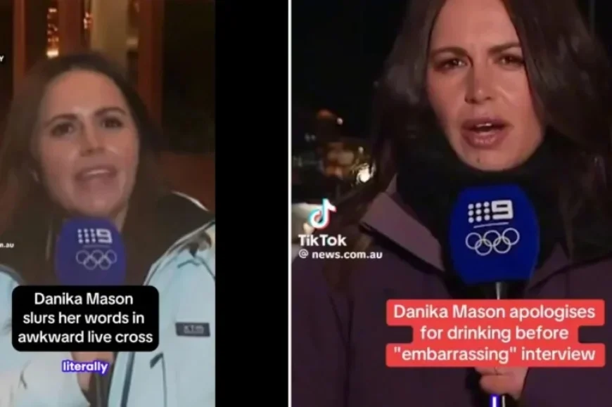 TV Reporter Danika Mason Embroiled in On-Air Olympic Alcohol Controversy