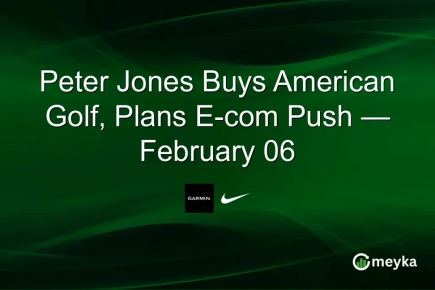 Peter Jones Acquires American Golf, Plans E-Commerce Expansion