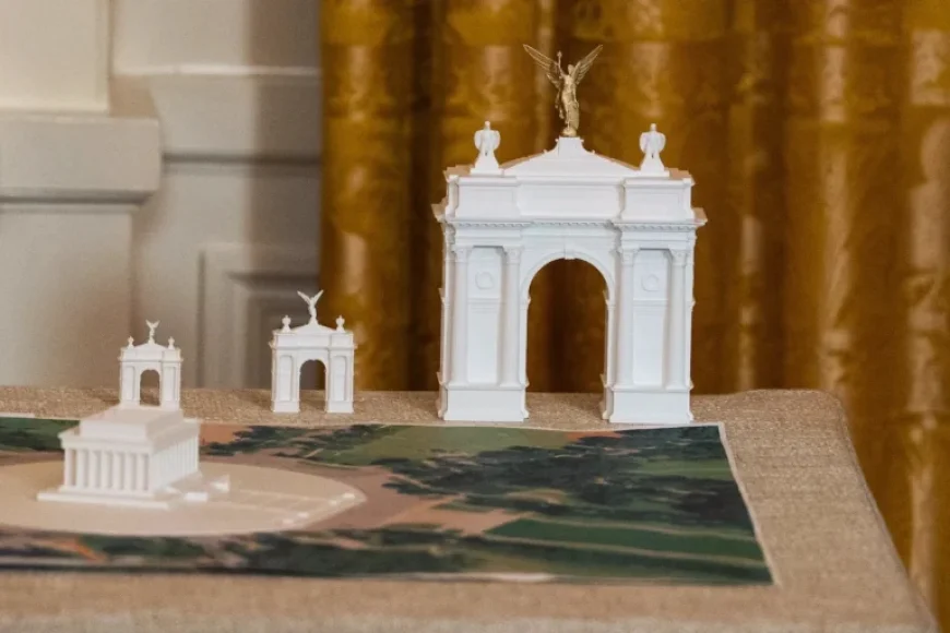 Veterans Challenge Trump’s Proposed 250-Ft Arch Over Cemetery Views