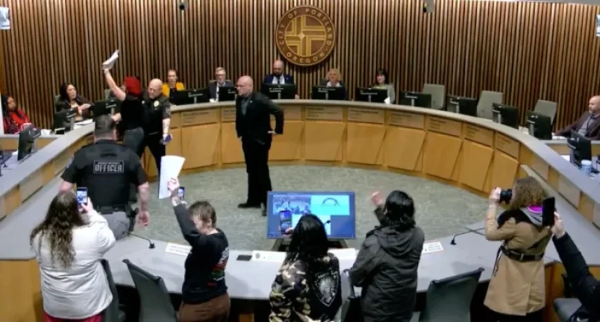 ICE Protesters Arrested After Disrupting Portland City Council Meeting