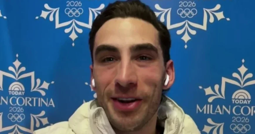 Emery Lehman Celebrates American Spirit with Men’s Speedskating Silver Win