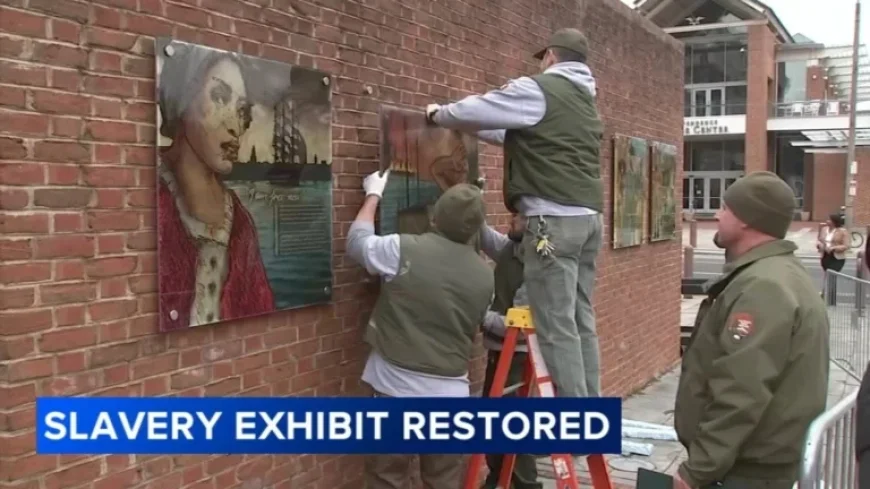 George Washington’s Slave Panels Reinstalled at Philadelphia’s Independence Mall