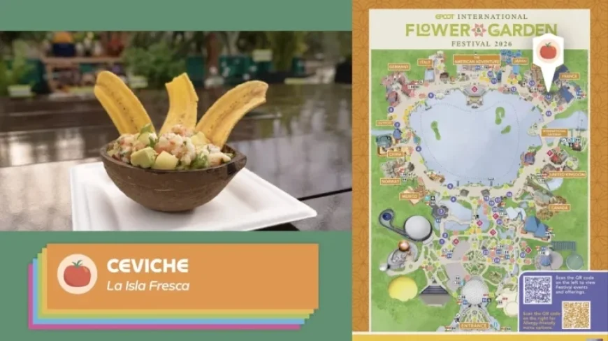 New and Returning EPCOT Flower & Garden Festival 2026 Menu Revealed