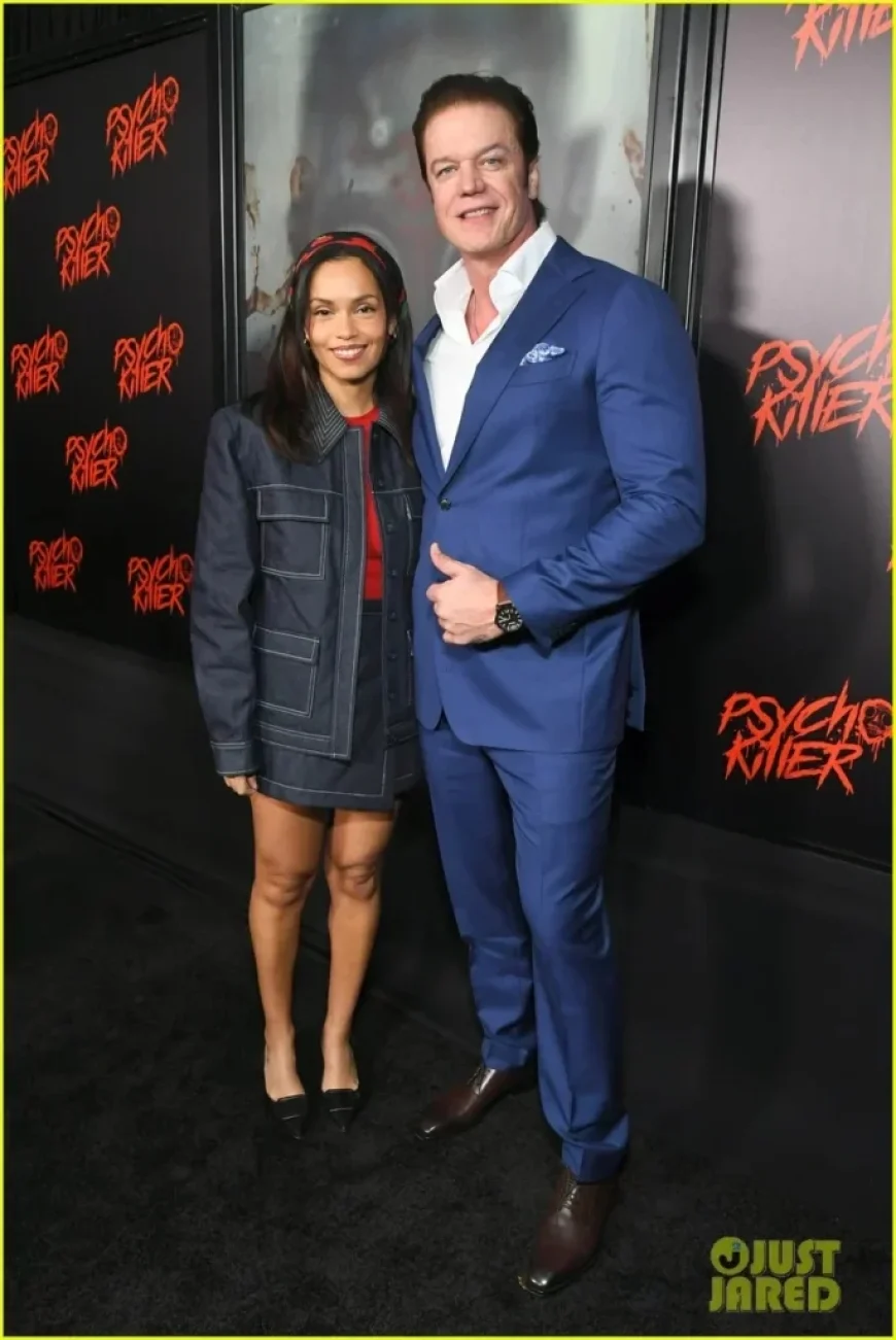 Georgina Campbell Attends ‘Psycho Killer’ L.A. Premiere with James Preston Rogers