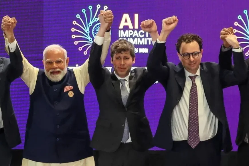 Altman, Amodei Hand-Holding Snub Sparks Viral Buzz at India AI Summit