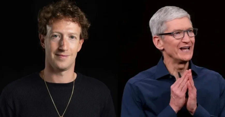 Zuckerberg Discusses Youth Wellbeing With Tim Cook