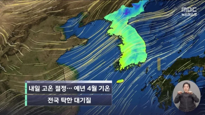 Tomorrow’s Heat Peaks as April Temperatures and Poor Air Quality Persist