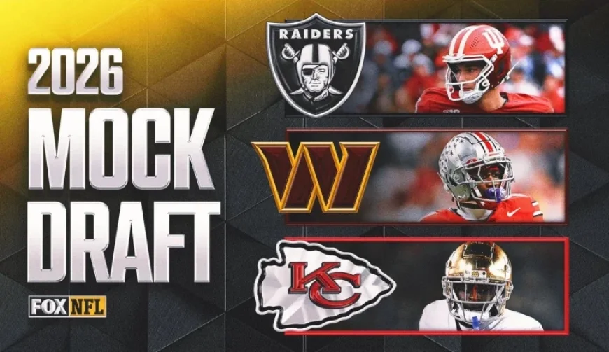 2026 NFL Mock Draft: Chiefs Bolster Mahomes’ Arsenal, Commanders Secure Elite WR