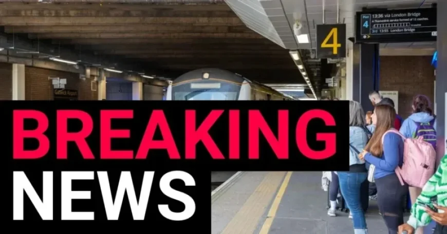 Gatwick Train Station: Man Arrested with Two Firearms