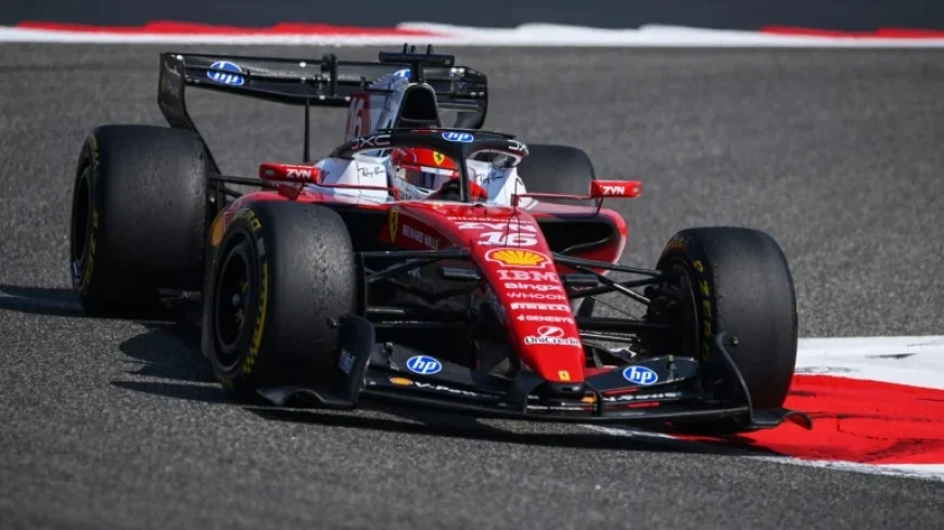 Leclerc Dominates Bahrain Test, Leading Antonelli and Piastri on Final Morning