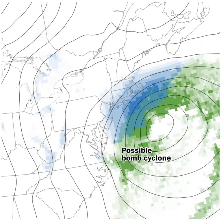 Eastern U.S. Faces Major Snowfall This Weekend: Inches to Feet Expected