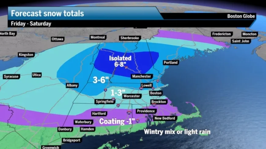 Storm Maps Reveal Friday’s Rain, Sleet, and Snow Locations