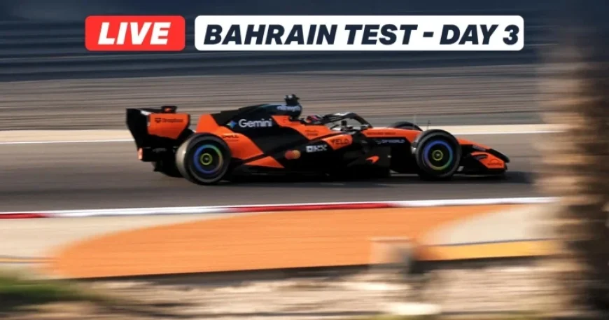 Ferrari Leads Bahrain F1 Test; Drama Hits Aston Martin