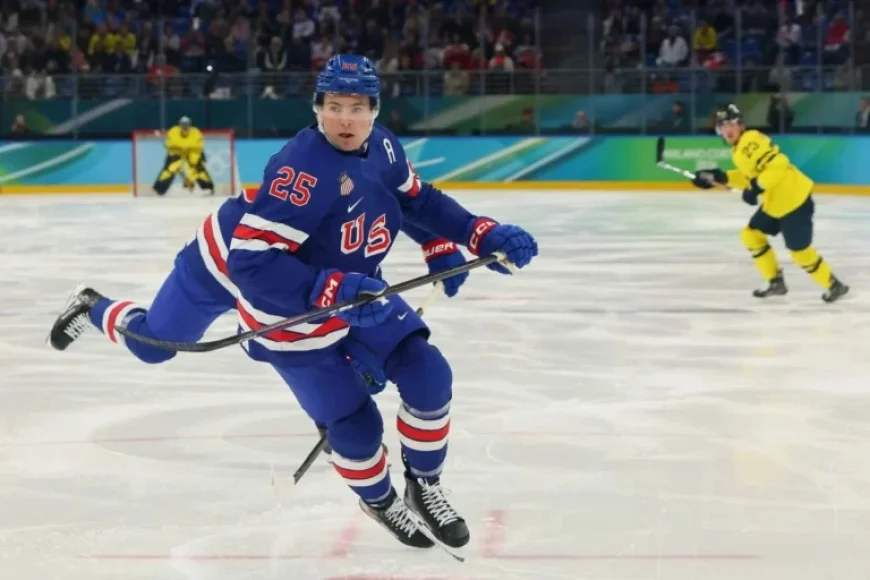 Charlie McAvoy’s Olympic Journal: U.S. Women Win Gold, Prepares for Slovakia Match