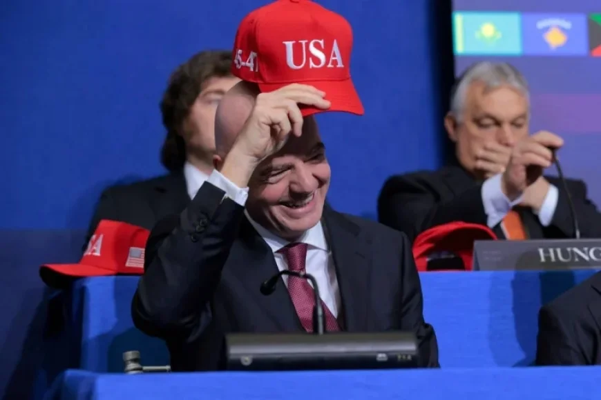 IOC Probes FIFA President Infantino’s Trump Hat Incident and Collaboration