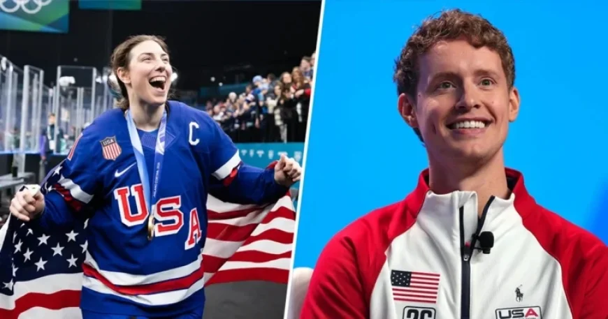 Hilary Knight and Evan Bates to Lead Team USA at Closing Ceremony