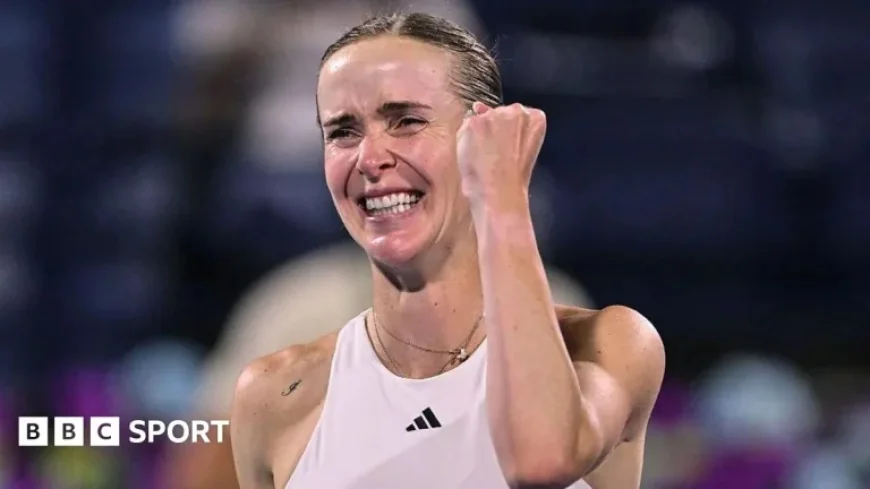 Elina Svitolina Defeats Coco Gauff, Advances to Dubai Final