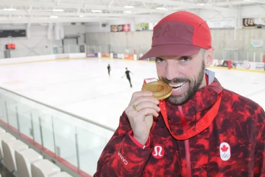 Charles Hamelin Stays Close to Skating in Sainte-Julie