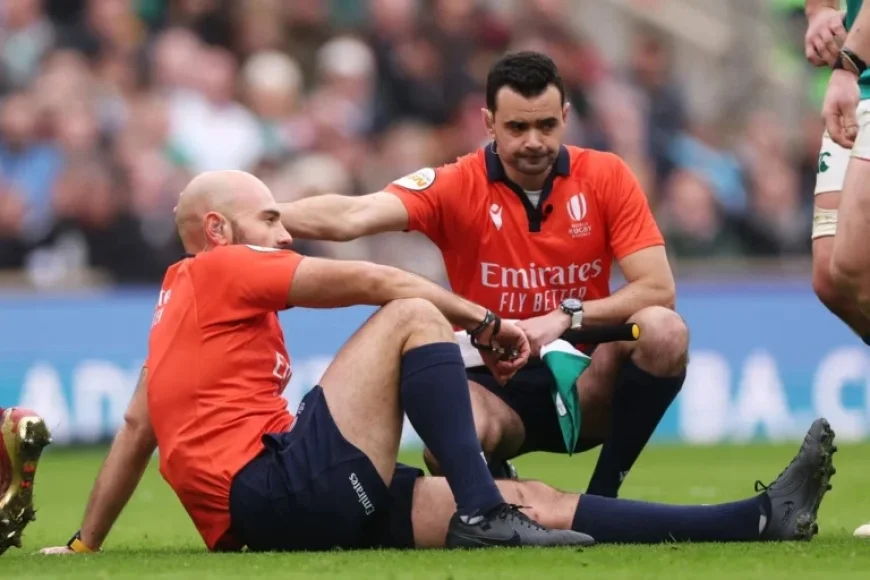 Referee Injured in Freak Incident During England vs Ireland Six Nations Match