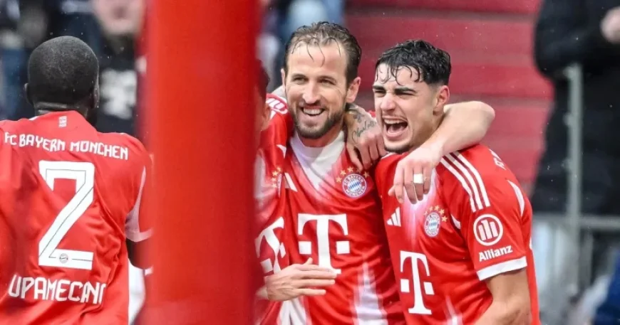 Harry Kane’s Brace Strengthens Bayern Munich’s Bundesliga Lead