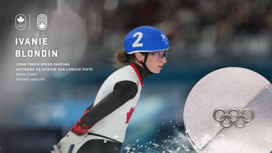 Blondin Secures Consecutive Olympic Silver in Women’s Mass Start