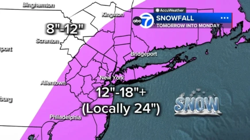 Blizzard and Winter Storm Warnings Hit NYC, NJ, NY, CT This Weekend