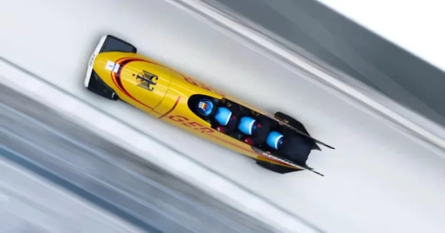 Germany’s Lochner Leads Olympic Bobsleigh; Austrian Mandlbauer Hospitalized with Neck Injury