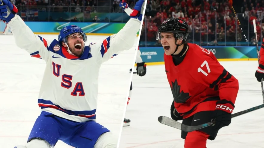 USA vs Canada Men’s Hockey Gold Medal Game Set for Sunday Morning in North America