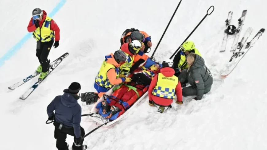 Olympic Freeski Champion Sharpe Stable Following Severe Halfpipe Crash