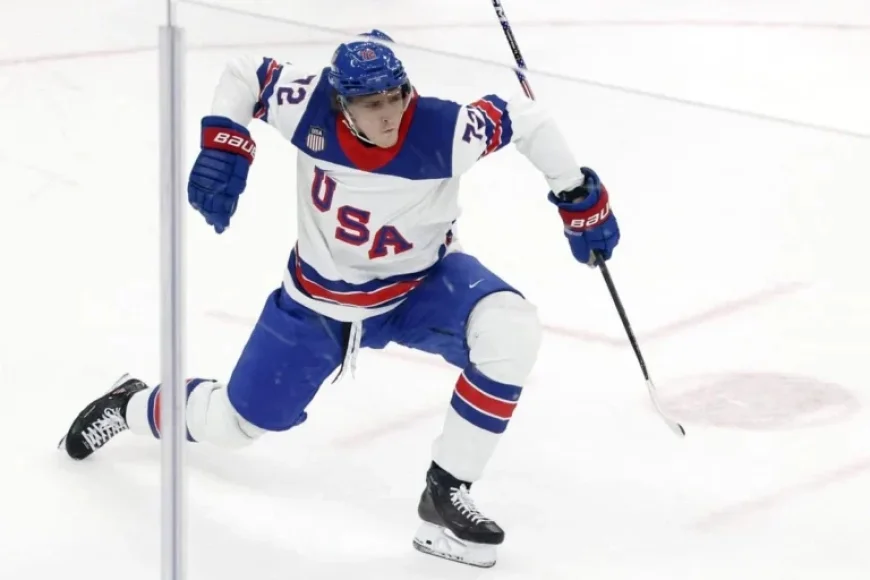 Tage Thompson Exits USA’s Olympic Semifinal for Safety Reasons