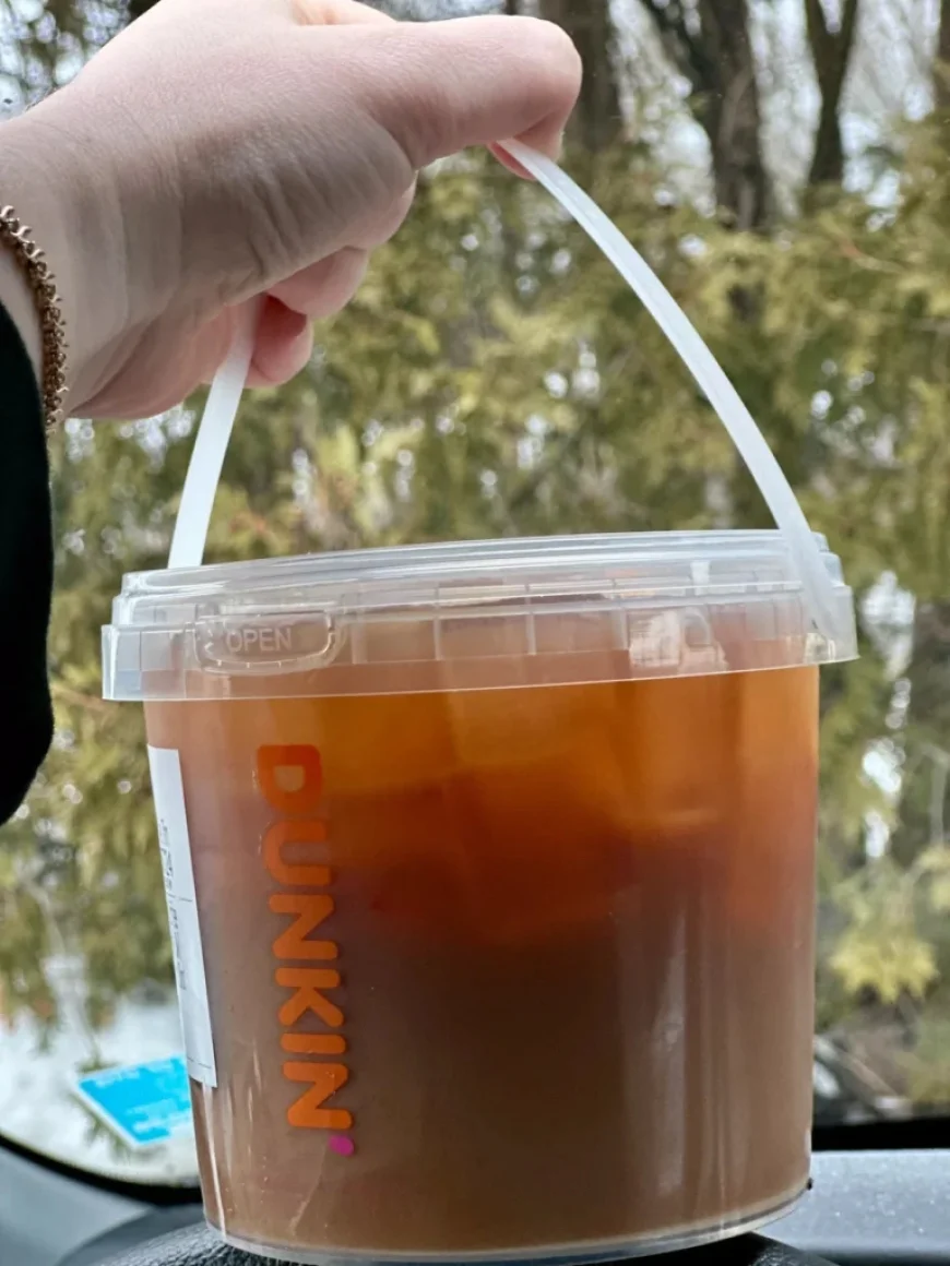 Dunkin’ Tests 48 oz Bucket Drink, Debuts in Massachusetts