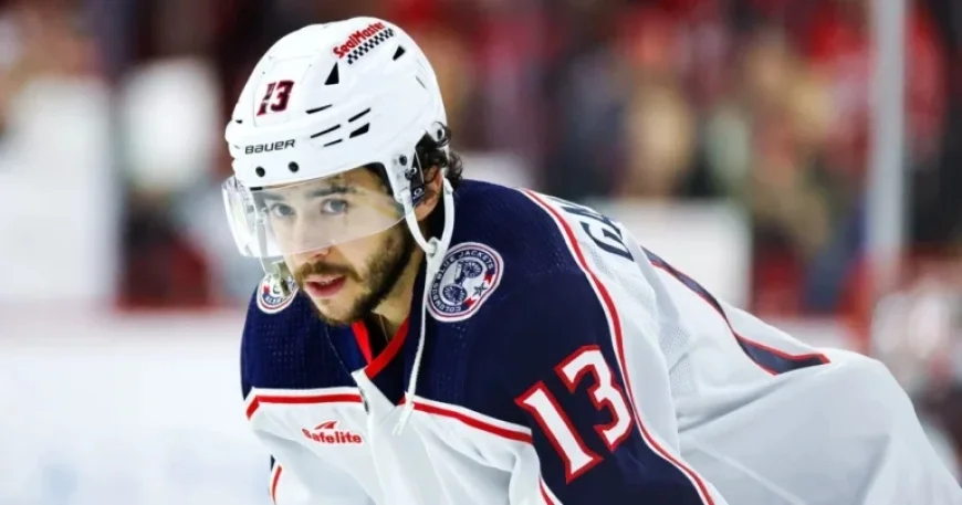 U.S. Men’s Hockey Team Celebrates Johnny Gaudreau at Milan Cortina Olympics