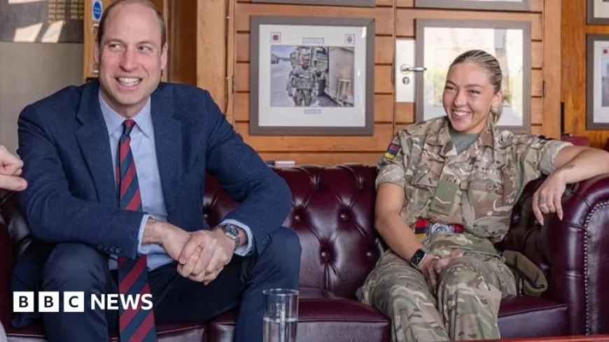 Prince William Honors Deceased Army Medic at Barracks Memorial