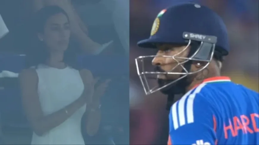 Mahieka Sharma’s Viral Reaction to Hardik Pandya’s Dismissal | Watch