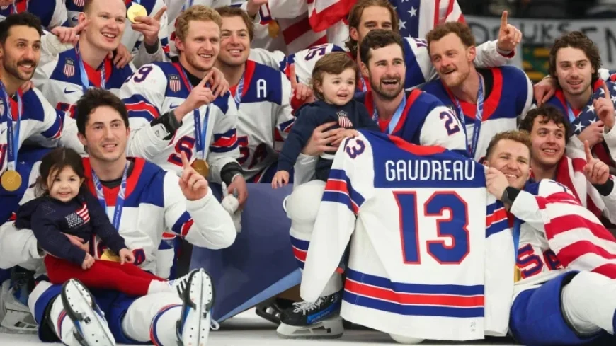 Team USA Honors Gaudreau for Olympic Gold Medal Triumph