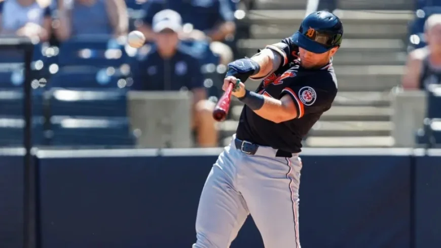 McGonigle’s 100-mph Hit Shines in Tigers’ Spring Opener