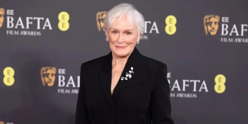 Glenn Close Dazzles in Chic Floral Outfit at BAFTAs
