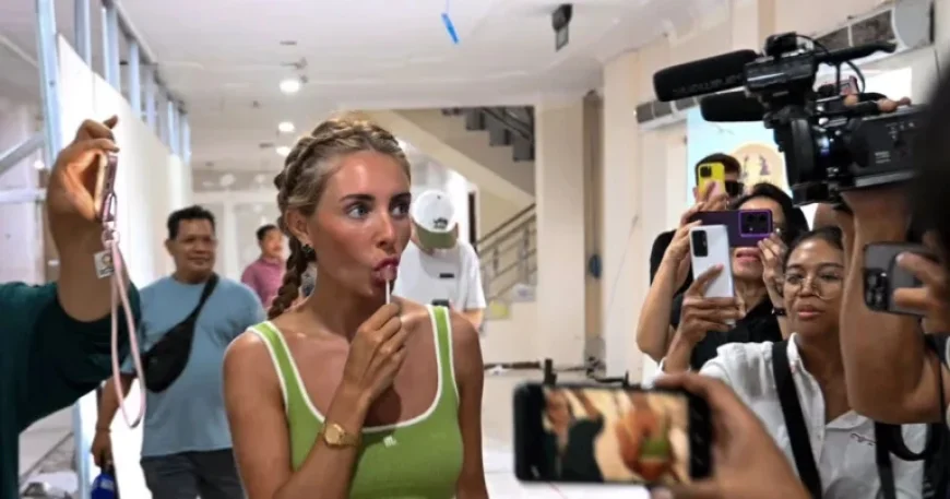 Awkward Moment as Runner Receives Call from Girlfriend at Bonnie Blue Marathon