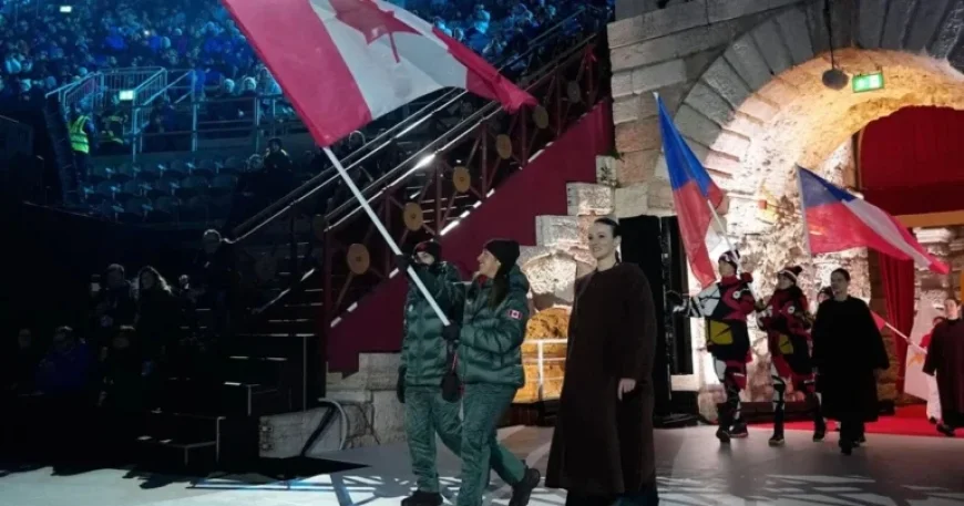 Canada’s Flag Bearers Maltais, Dubois Highlight Olympics 2026; U.S. Claims Hockey Gold in OT