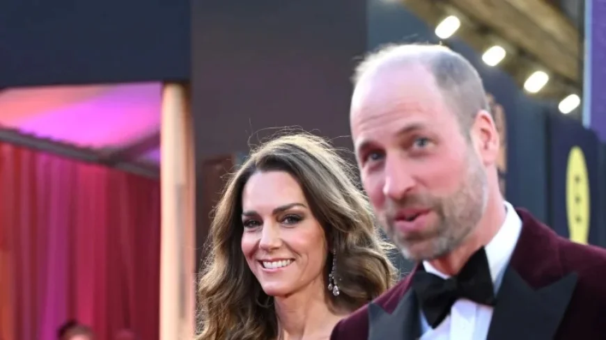 Kate Middleton Dazzles in Reworn Rose Pink Gucci Gown at BAFTAs